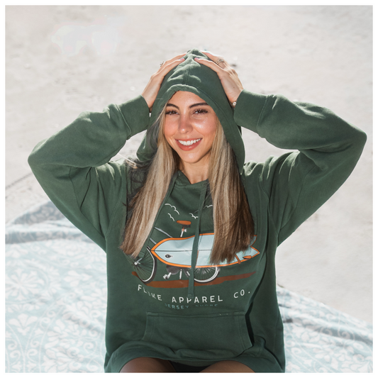 Bike Hoodie Alpine Green