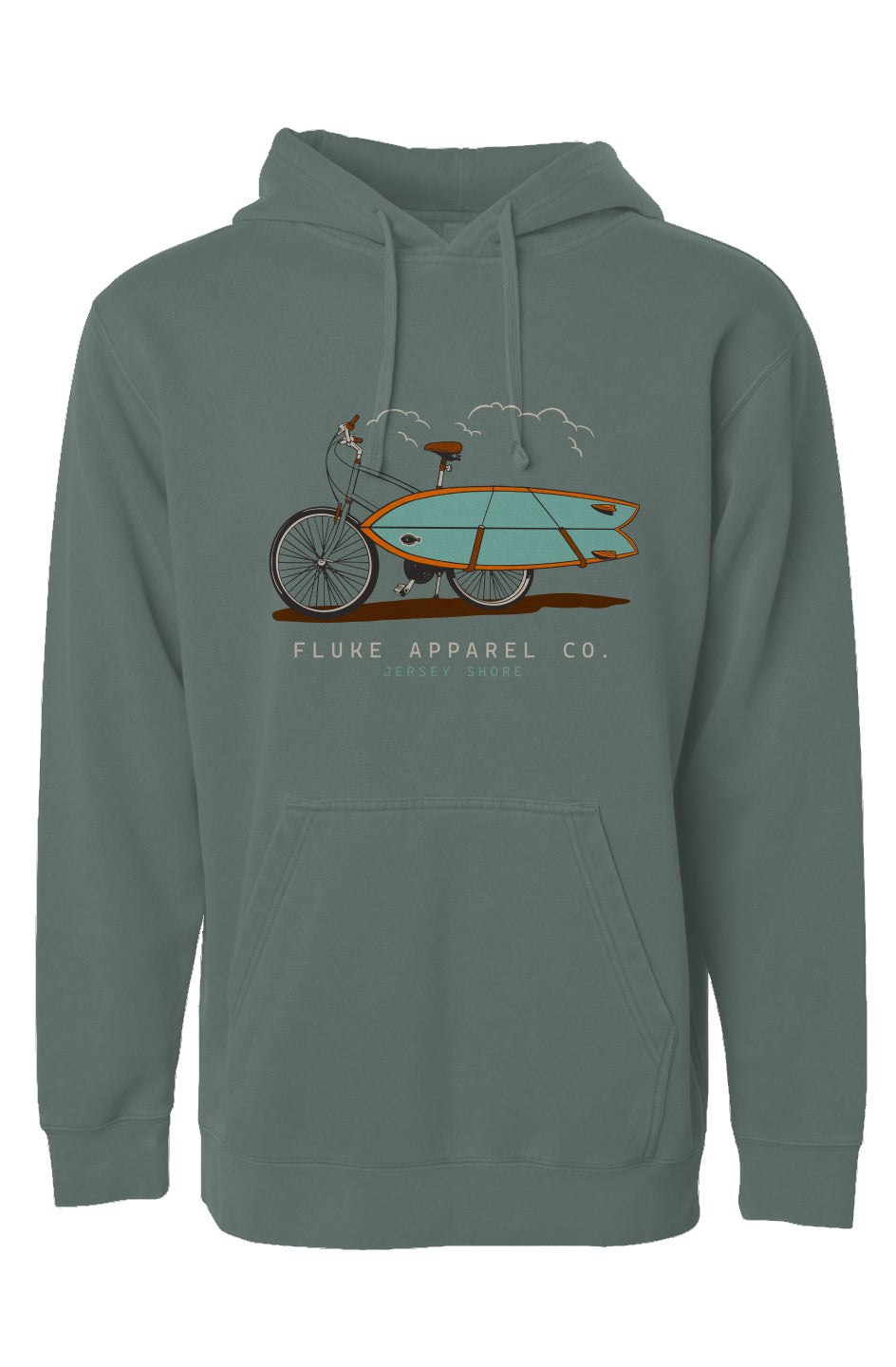 Bike Hoodie Alpine Green